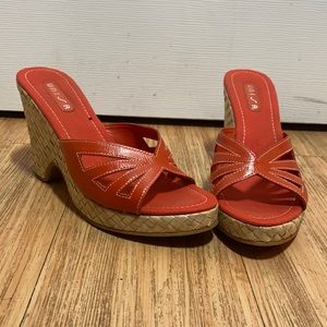 2/$15 - Like new summer heel sandals